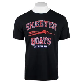 Skeeter Black Triblend Tee Daily Comfort Style