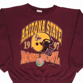 VINTAGE NCAA ARIZONA STATE SUN DEVILS 1997 SWEATSHIRT SIZE XL MADE IN USA Cozy Trend quick-drying