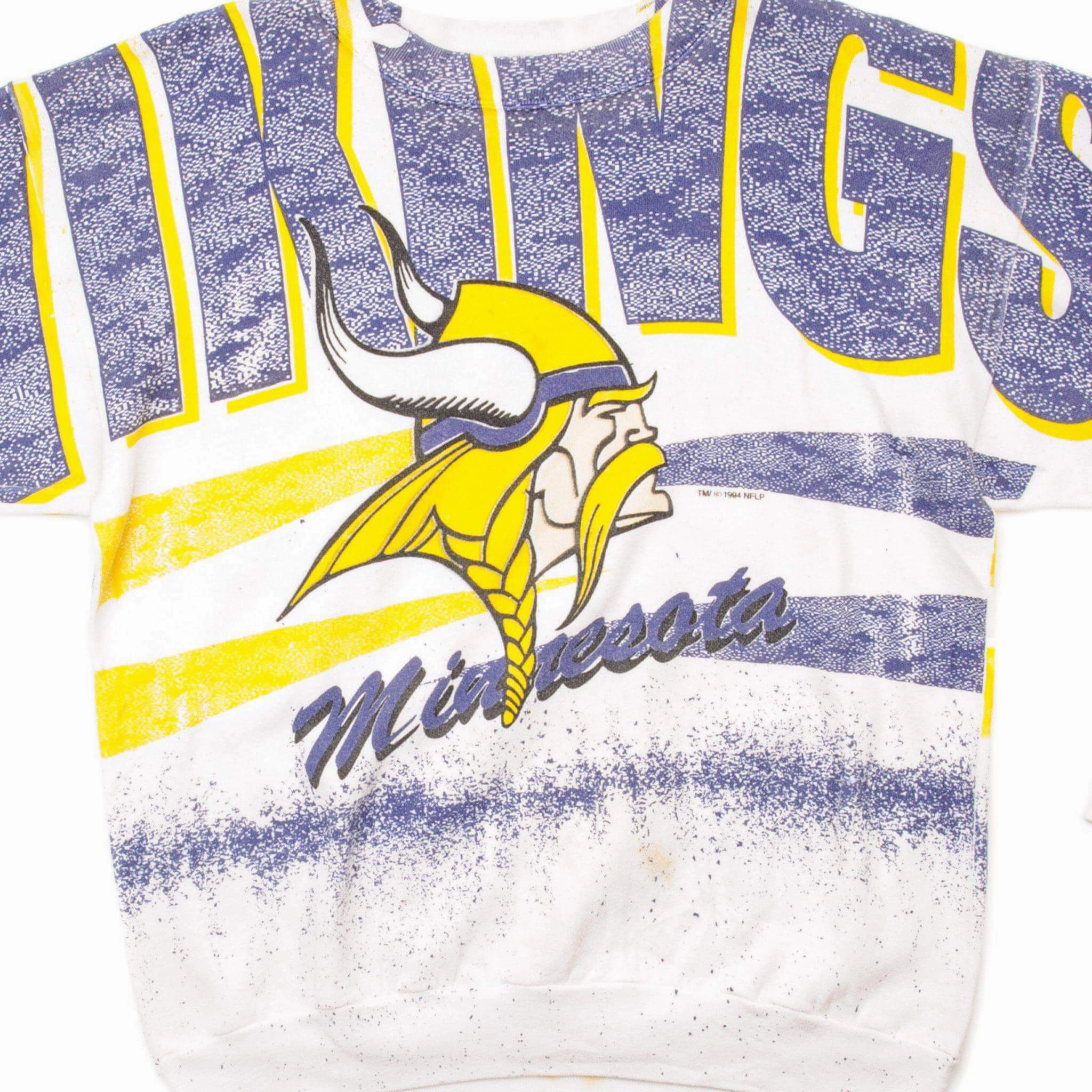 Fashion Top Basic Wear VINTAGE NFL MINNESOTA VIKINGS SWEATSHIRT 1994 SIZE XL MADE IN USA