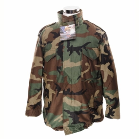 VINTAGE M65 WOODLAND CAMO FIELD PROPPER INTERNATIONAL JACKET 1997 XL REGULAR NOS Weatherproof Shell