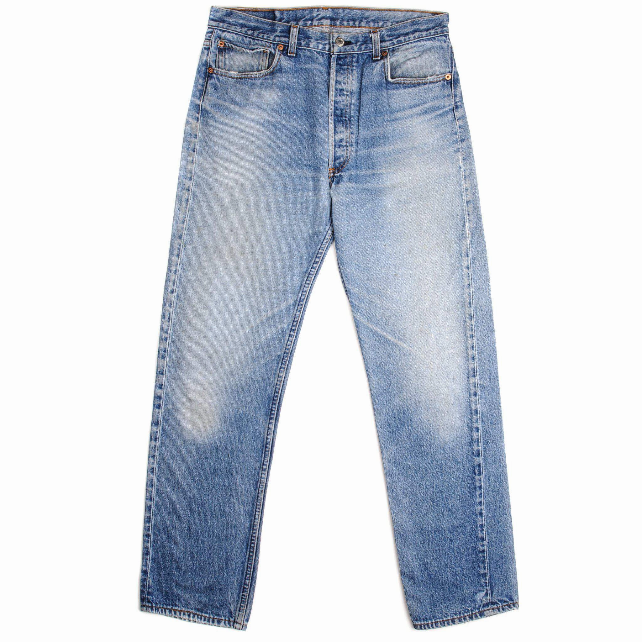 Customizable Hem Options Reinforced Pockets VINTAGE LEVIS 501 JEANS INDIGO 1988-1993 SIZE W32 L31 MADE IN USA