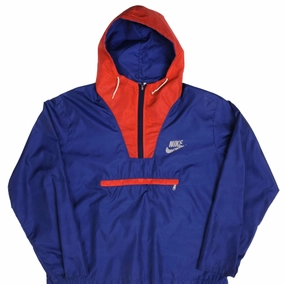 VINTAGE NIKE WINDBREAKER PULLOVER JACKET 1970S SIZE LARGE MADE IN USA Rugged Layering