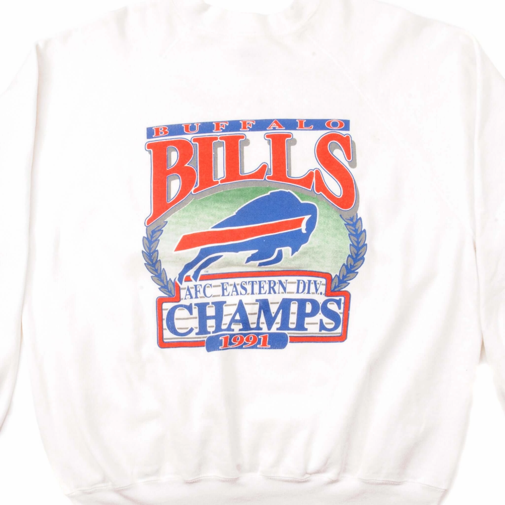 VINTAGE NFL BUFFALO BILLS SWEATSHIRT 1991 SIZE XL MADE IN USA Relaxed Layers