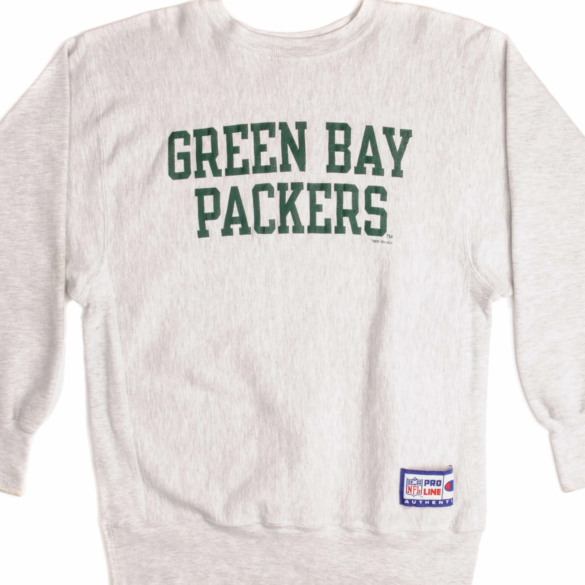 VINTAGE NFL GREEN BAY PACKERS CHAMPION REVERSE WEAVE SWEATSHIRT 1994 SIZE LARGE Trendy Essentials Cozy Design