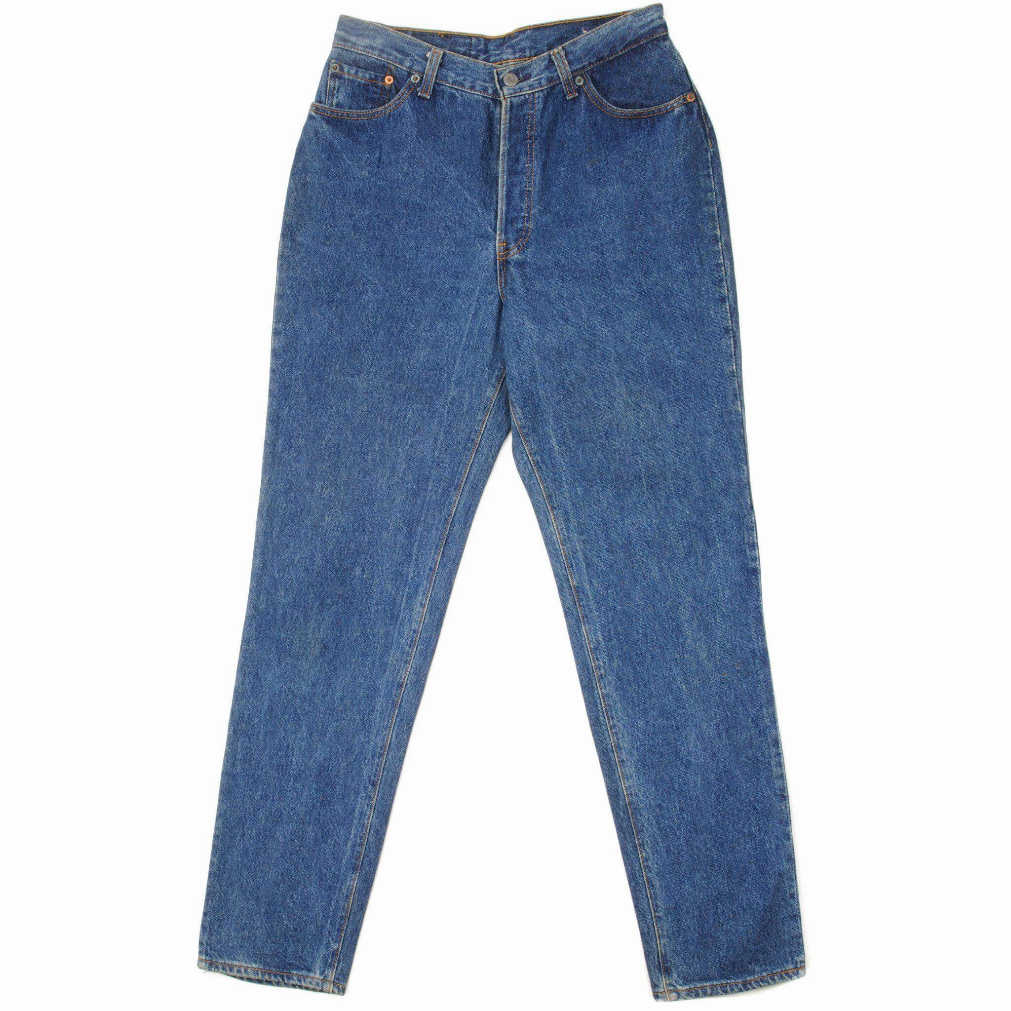 Low Profile Zipper VINTAGE LEVIS 501 JEANS INDIGO 1988-1993 SIZE W30 L31 MADE IN USA