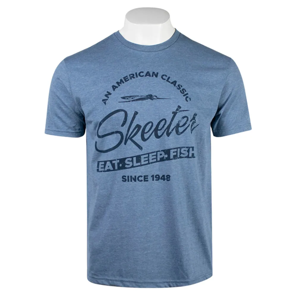 Skeeter American Classic Softstyle Tee - Indigo Sport Layer Fit