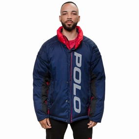 VINTAGE POLO SPORT RALPH LAUREN DOWN PUFFER JACKET SIZE XL 1990s Compact Packability