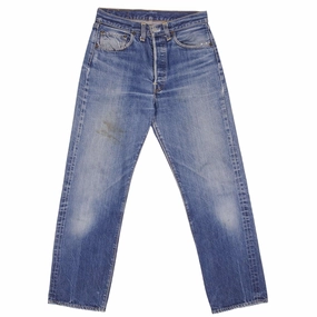 Durable Hardware VINTAGE LEVIS 501 JEANS INDIGO 1970S SELVEDGE REDLINE BIG E SIZE W29 L28 MADE IN USA