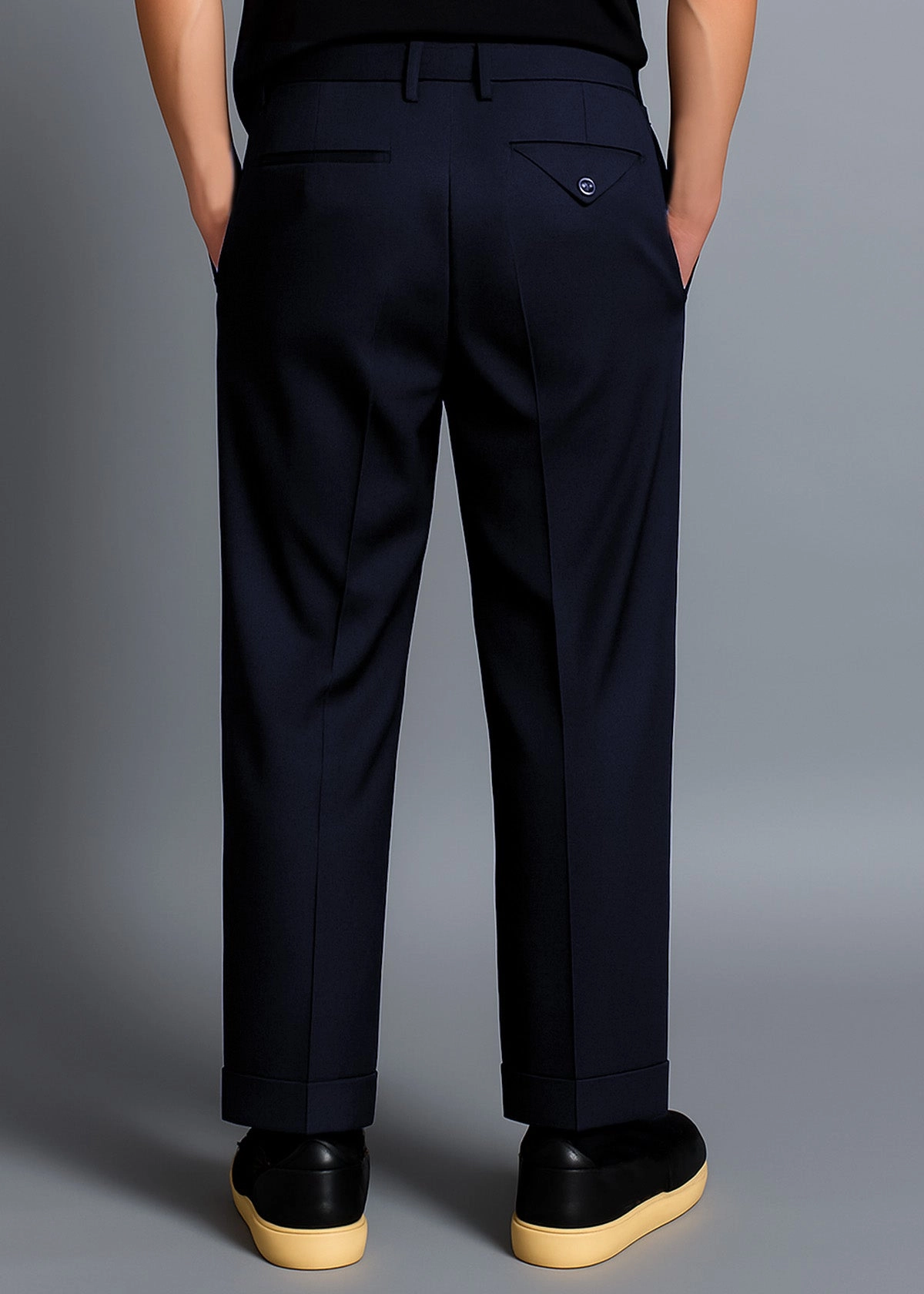 Sophisticated Look Smart Stretch Made in Italy Ultralights Midnight: Raven Fit