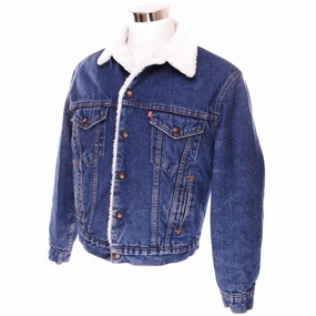 Moisture Wicking Liner suitable for water sports VINTAGE LEVIS SHERPA TRUCKER DENIM JACKET 1980's SIZE 44R MADE IN USA