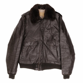 VINTAGE USAF US AIR FORCE SCHOTT BROS 1970S 674 MS FLIGHT LEATHER JACKET SIZE 40 Shelf