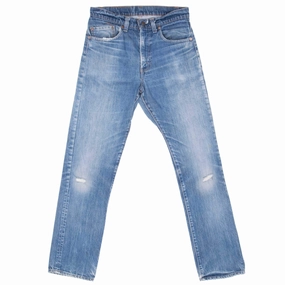 VINTAGE LEVIS 505 INDIGO JEANS 1980S SIZE L29 W30 MADE IN USA One For All