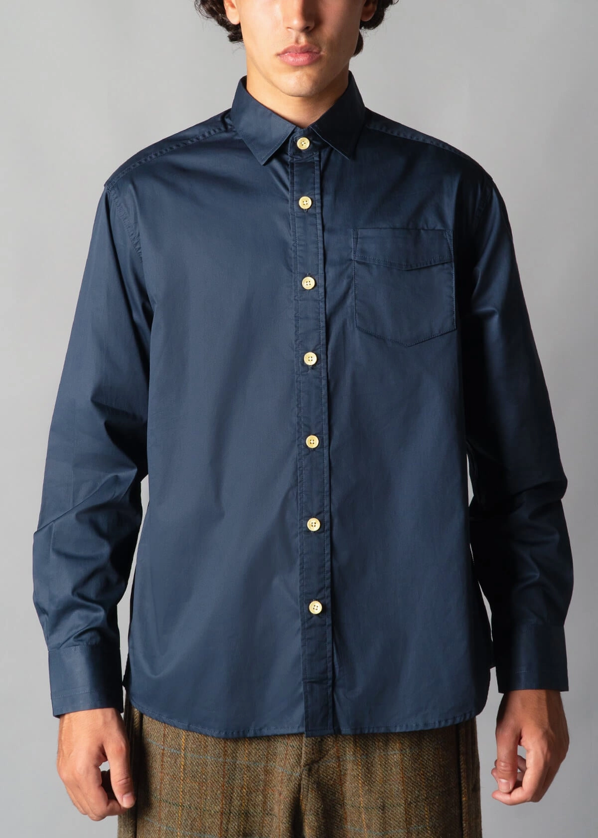 User Experience twill Midnight Steady Poplin