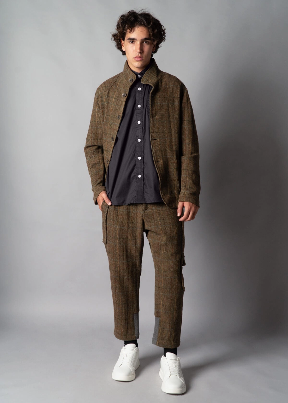 Modern Minimal Midnight Steady Poplin