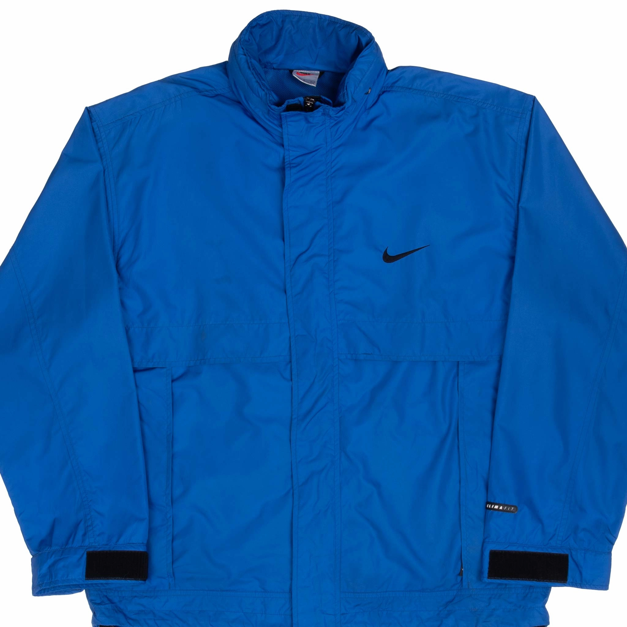 VINTAGE NIKE CLASSIC SWOOSH BLUE CLIMAFIT WINDBREAKER JACKET 1990S MEDIUM outdoor barbecue