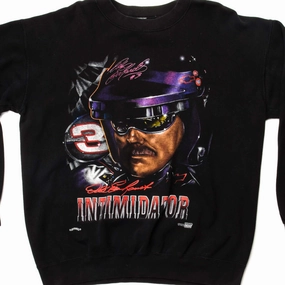 Logo Design Gift worthy VINTAGE NASCAR DALE EARNHARDT SWEATSHIRT SIZE LARGE MADE IN USA
