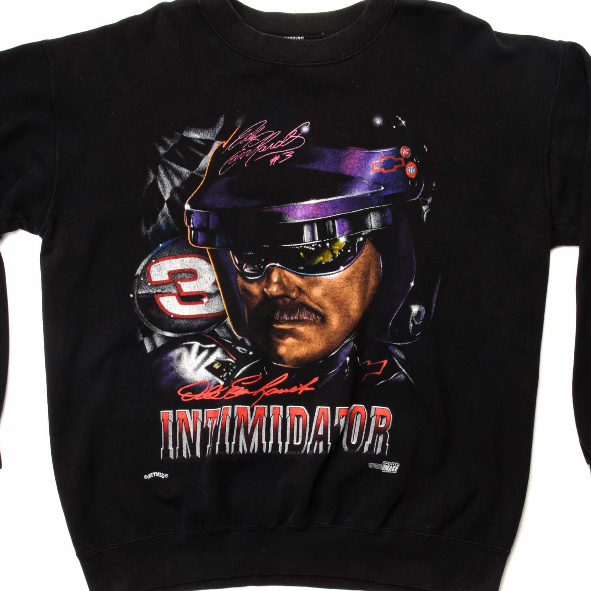 Logo Design Gift worthy VINTAGE NASCAR DALE EARNHARDT SWEATSHIRT SIZE LARGE MADE IN USA