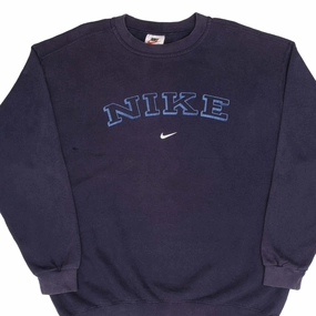 shoe accents VINTAGE NIKE SPELLOUT SWOOSH SWEATSHIRT 1990S SIZE LARGE MADE IN USA