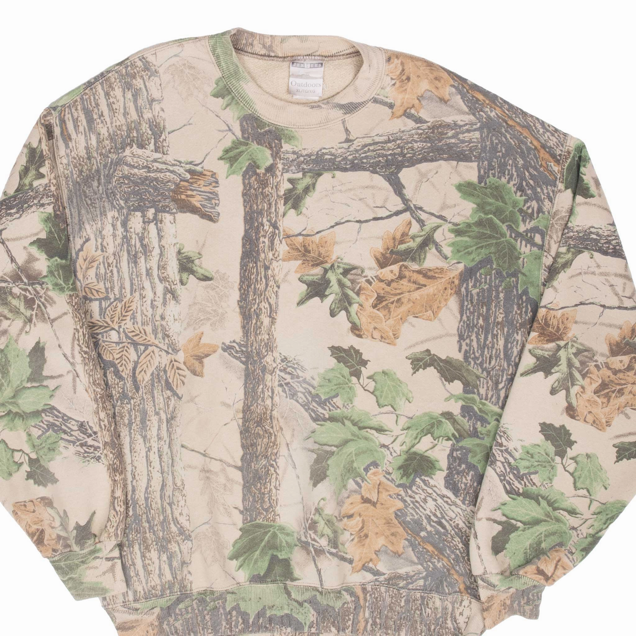 group wear VINTAGE HUNTING REALTREE HARDWOODS CAMO SWEATSHIRT 1990S XL