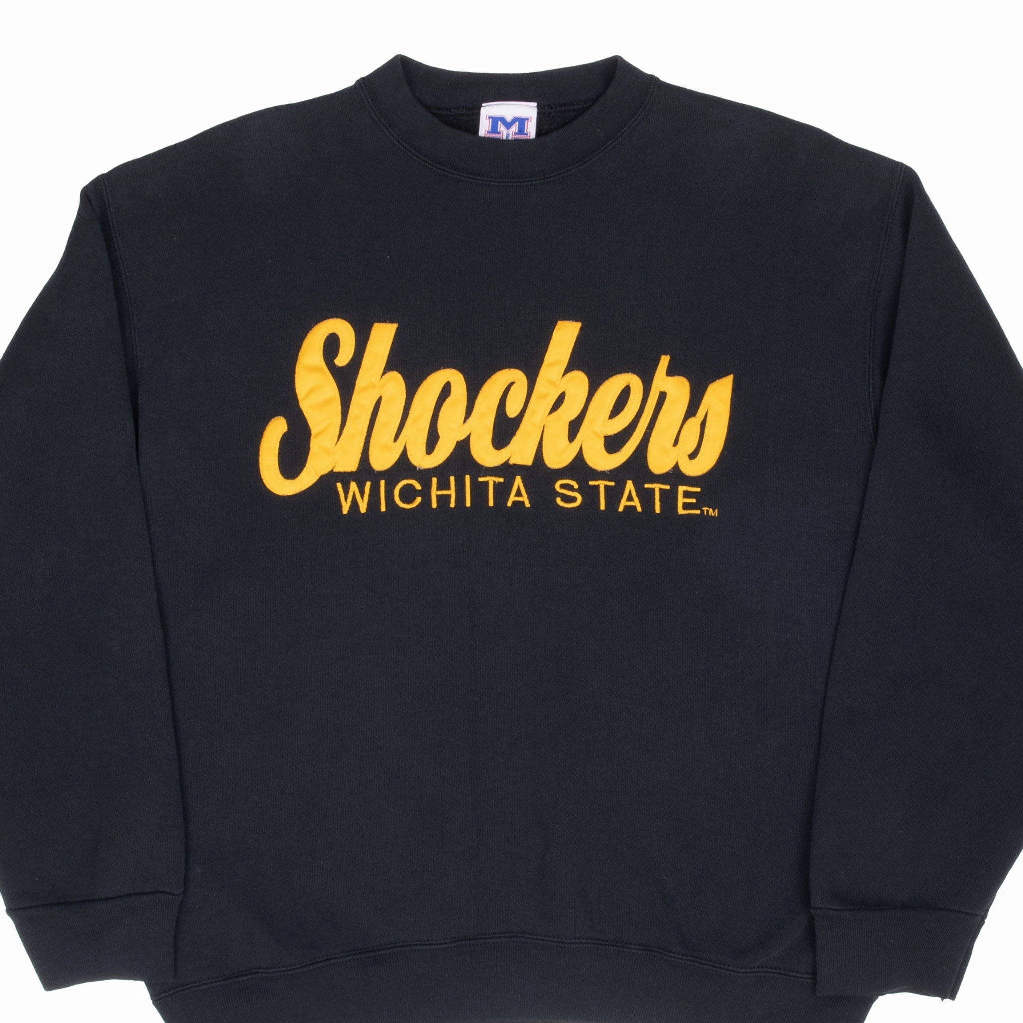Layered Cold-Weather Wear VINTAGE NCAA WICHITA STATE SHOCKERS SWEATSHIRT 1990S LARGE