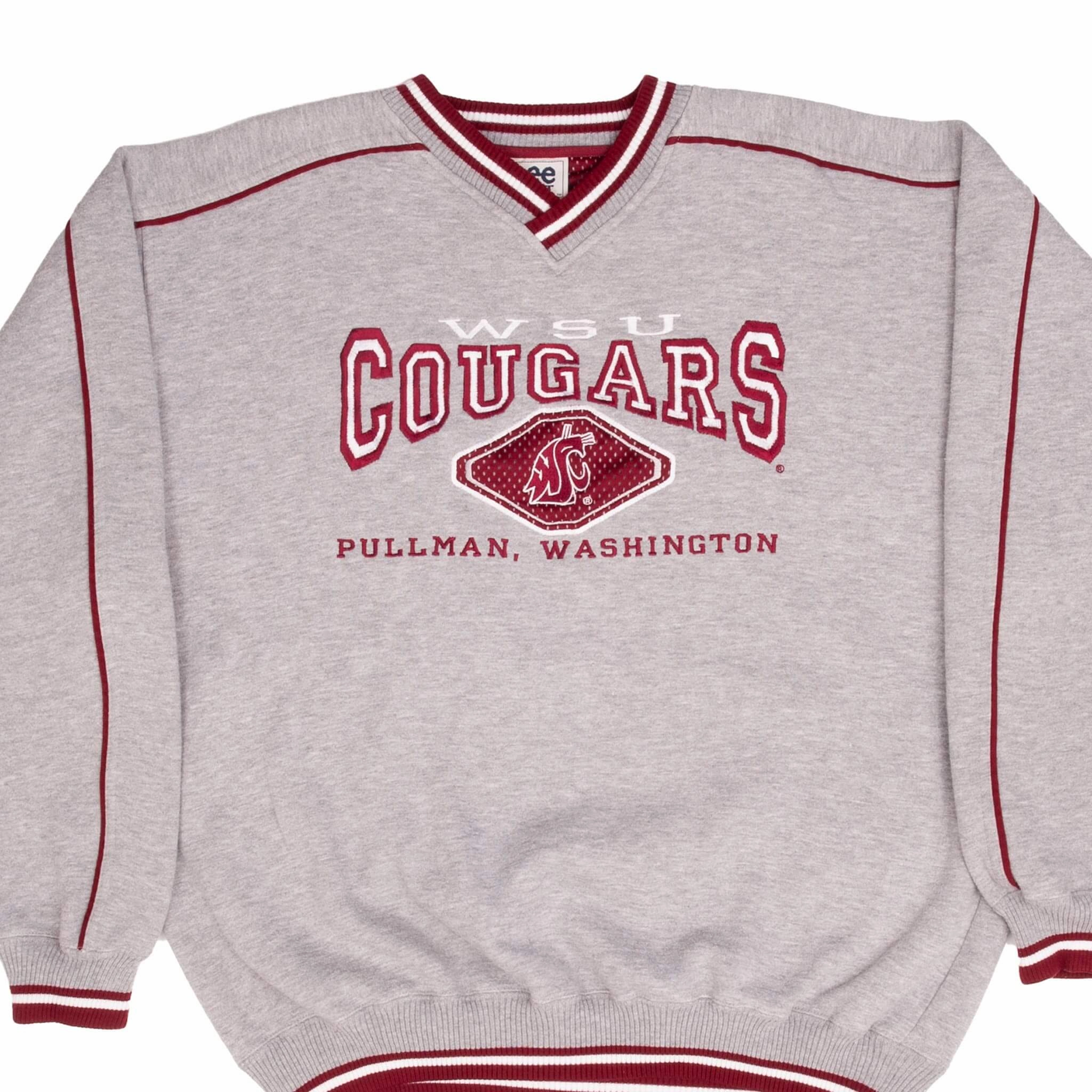 suitable for cycling VINTAGE NCAA WASHINGTON STATE COUGARS FOOTBALL SWEATSHIRT 1990S SIZE XL