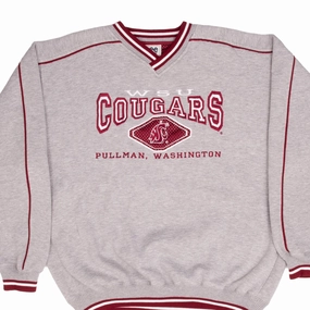 suitable for cycling VINTAGE NCAA WASHINGTON STATE COUGARS FOOTBALL SWEATSHIRT 1990S SIZE XL