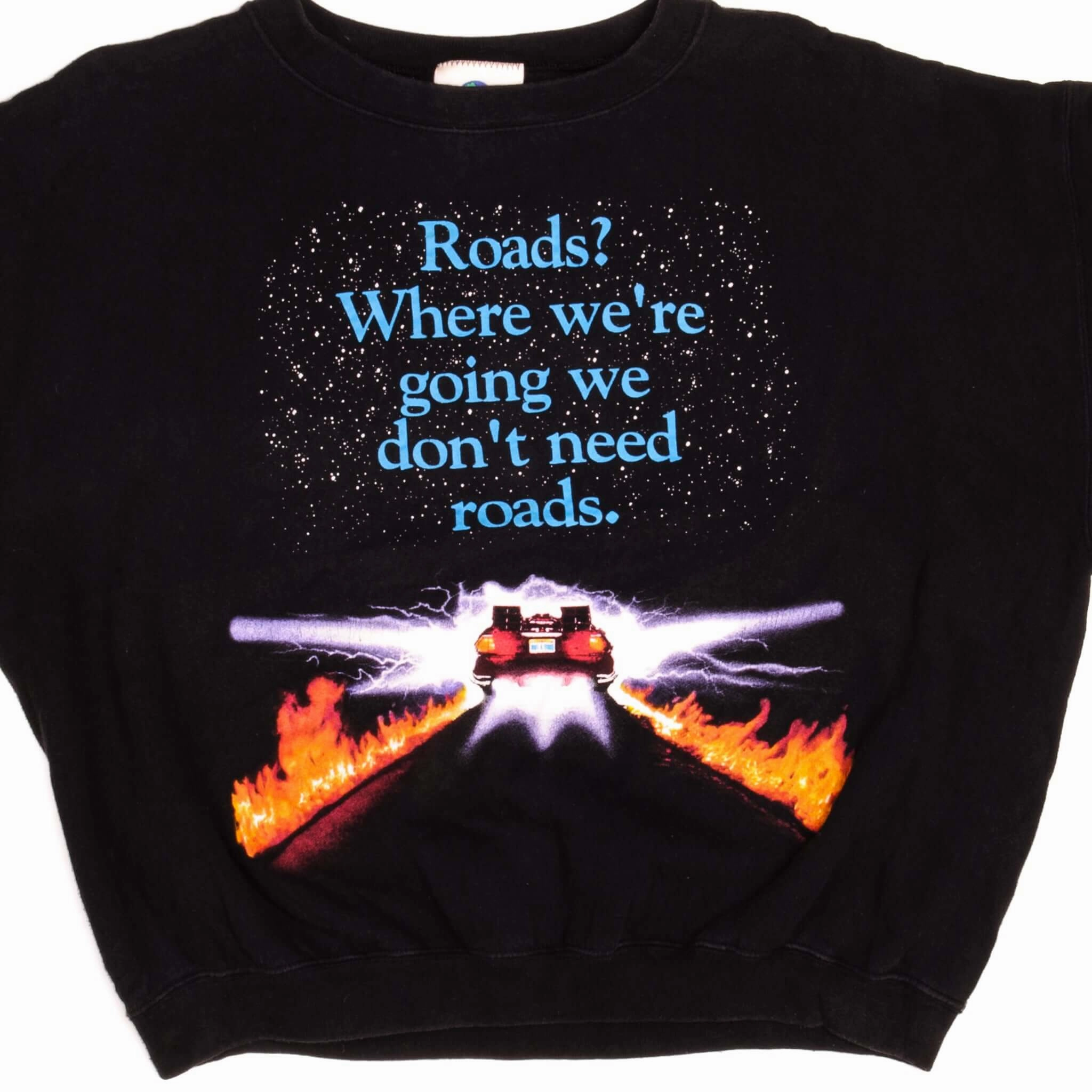 Party Ready VINTAGE BACK TO THE FUTURE SWEATSHIRT SIZE LARGE 1980s