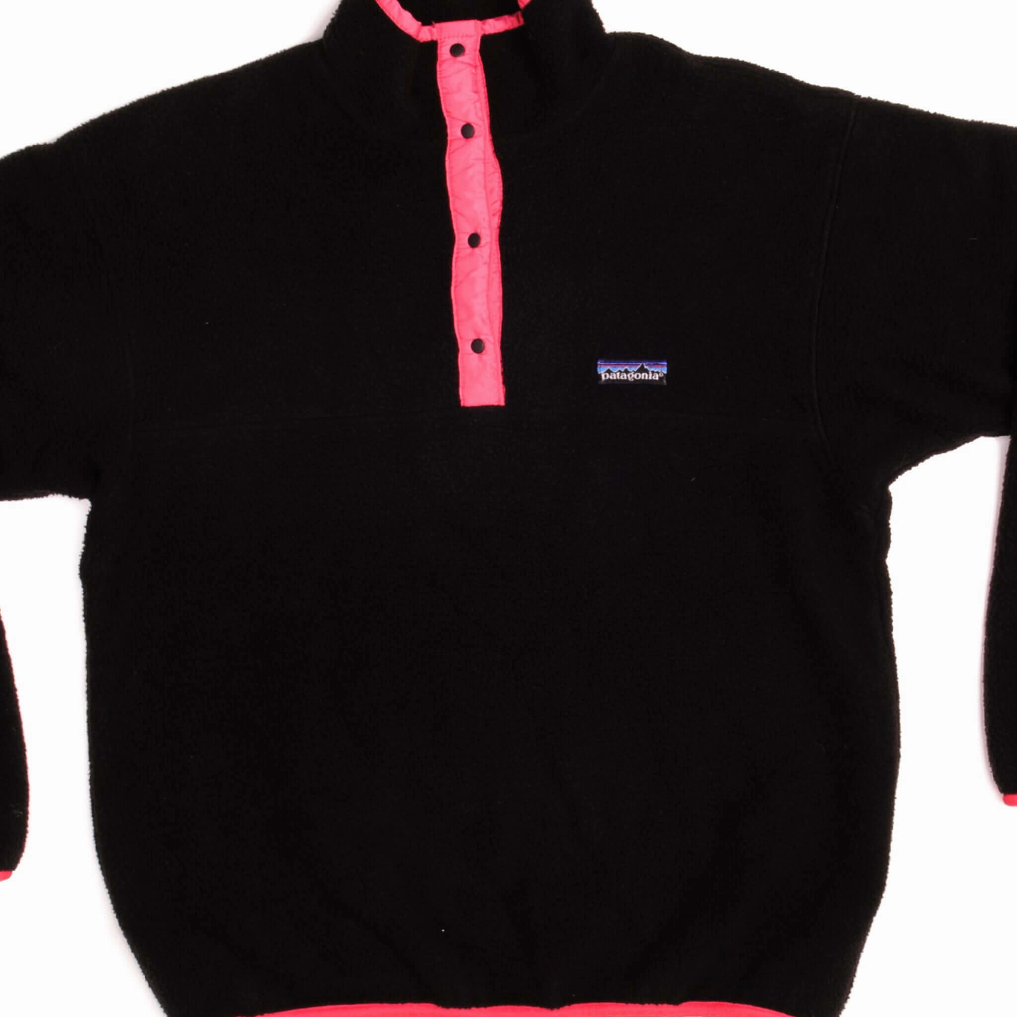 VINTAGE PATAGONIA SNAP T FLEECE PULLOVER JACKET 1990S SIZE MEDIUM MADE IN USA Silk Comfy All Day