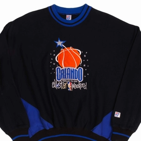 VINTAGE NBA ORLANDO MAGIC ALL STAR WEEKEND SWEATSHIRT 1992 SIZE XL MADE IN USA product photography Casual Layer