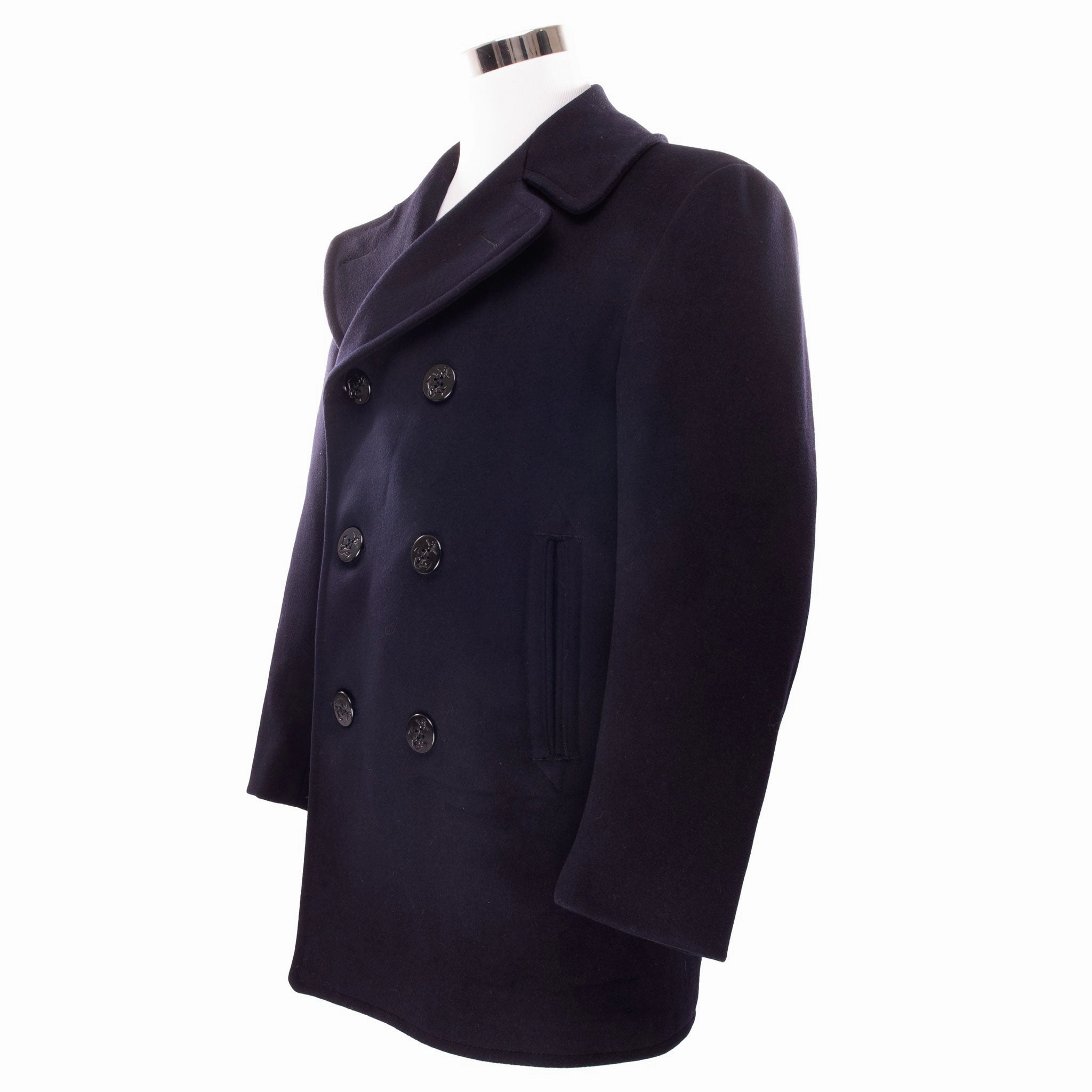 Dual Layer Insulation Non Bulky Profile VINTAGE USN US NAVY PEACOAT 1967 VIETNAM WAR SIZE 40