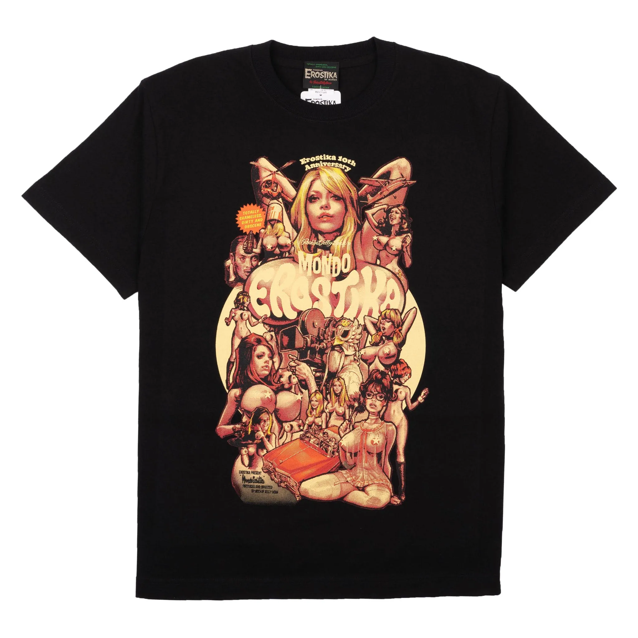 Elderly Comfort Mondo Erostika T-Shirt - Black