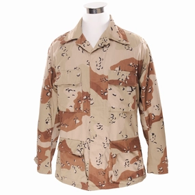 Softshell Technology kind VINTAGE US ARMY DESERT CAMO CHOCOLATE CHIP JACKET 1990 MEDIUM LONG