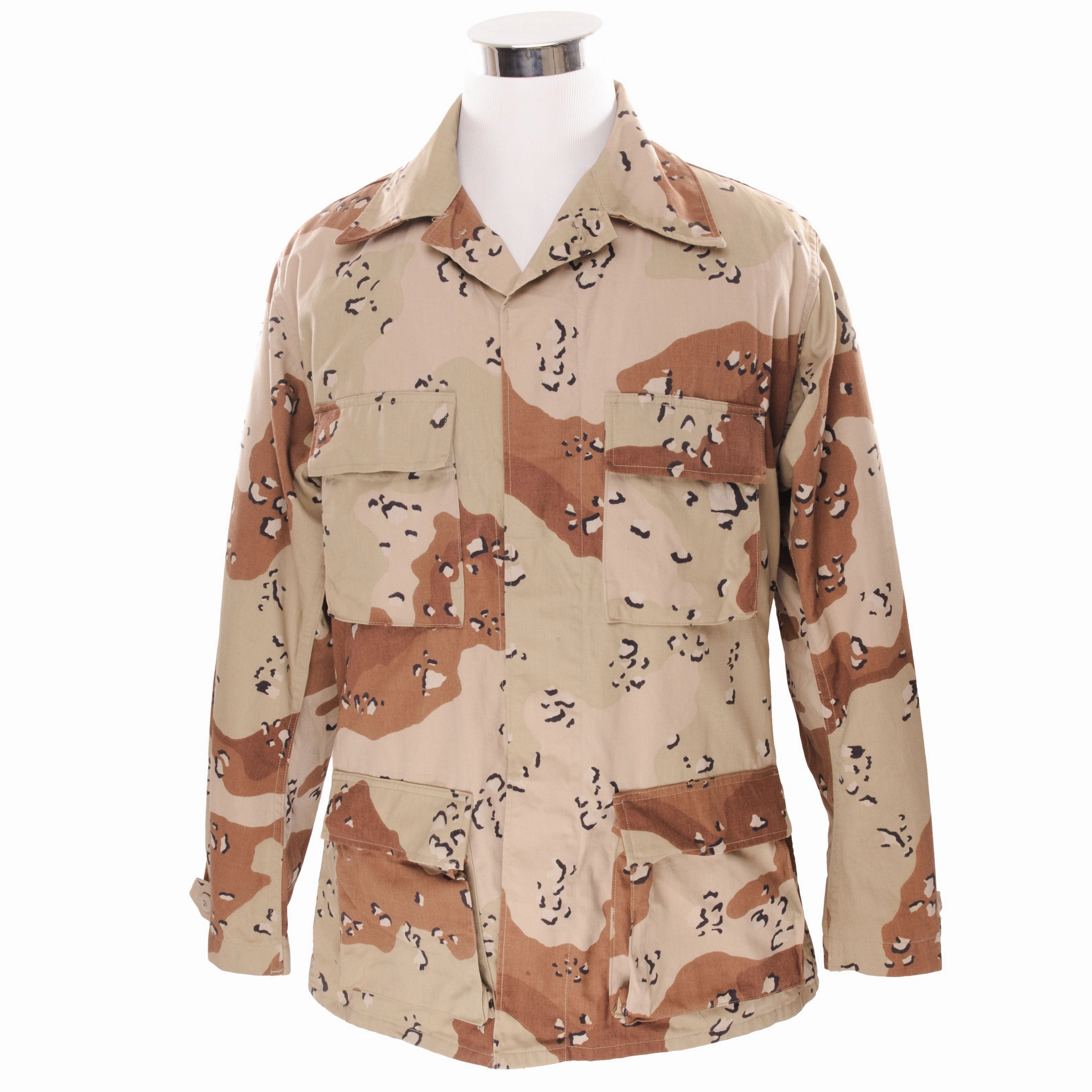 Softshell Technology kind VINTAGE US ARMY DESERT CAMO CHOCOLATE CHIP JACKET 1990 MEDIUM LONG