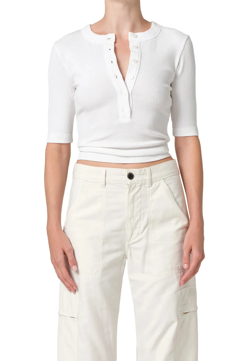 Breathable touch Nail S/S Henley