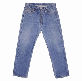 VINTAGE LEVIS 501 JEANS INDIGO 1980S SIZE W30 L28 MADE IN USA Neutral Casual Streetwear Fan All Purpose