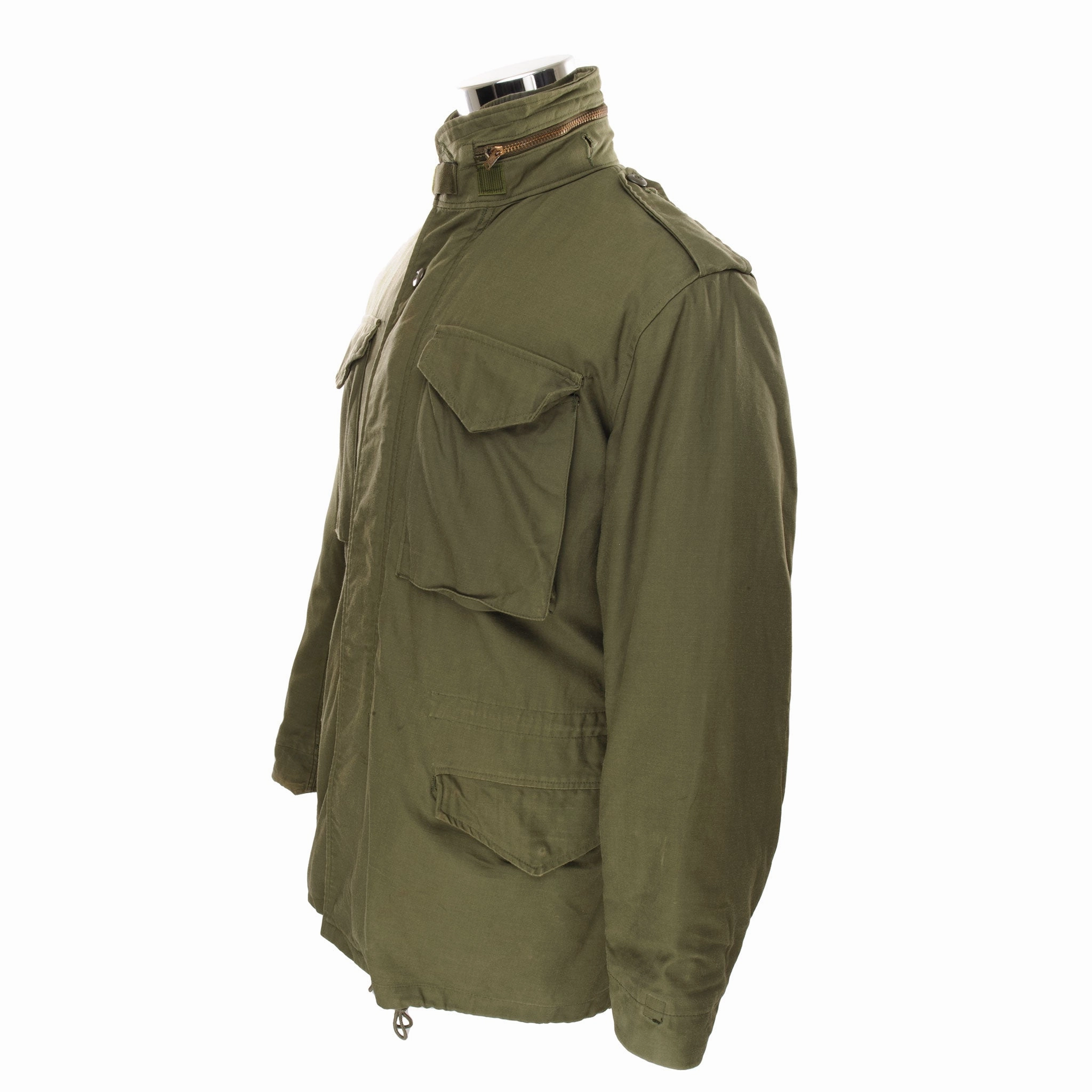 VINTAGE US ARMY M-1965 M65 FIELD JACKET 1976 SIZE SMALL LONG Tolerance