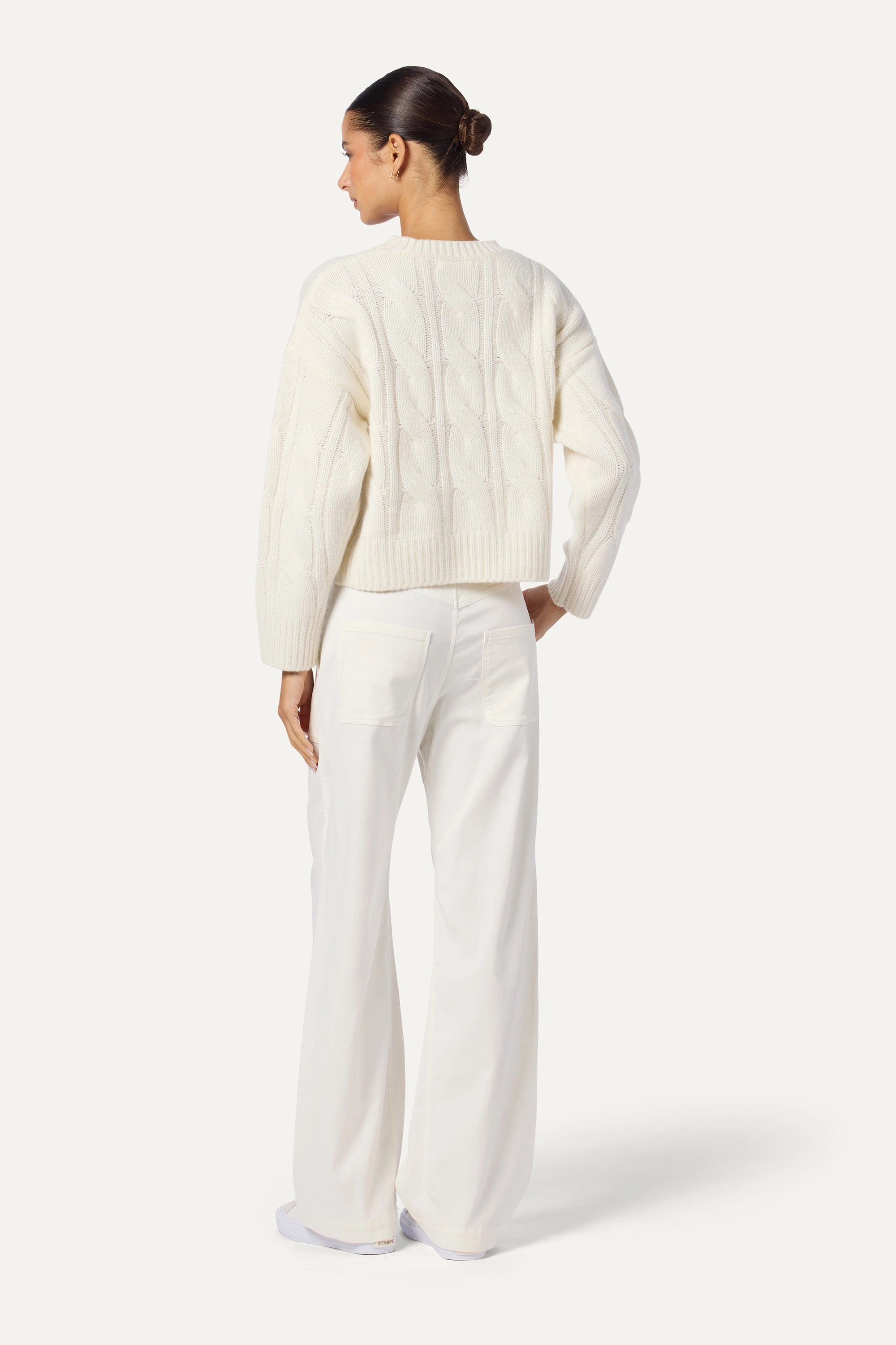 JOLENE FULL LENGTH UTILITY PANT | GARDENIA Recycled fibers