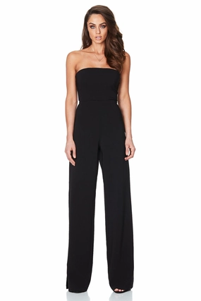 Nookie Glamour Jumpsuit - Black Loose Flexible Modern Gym
