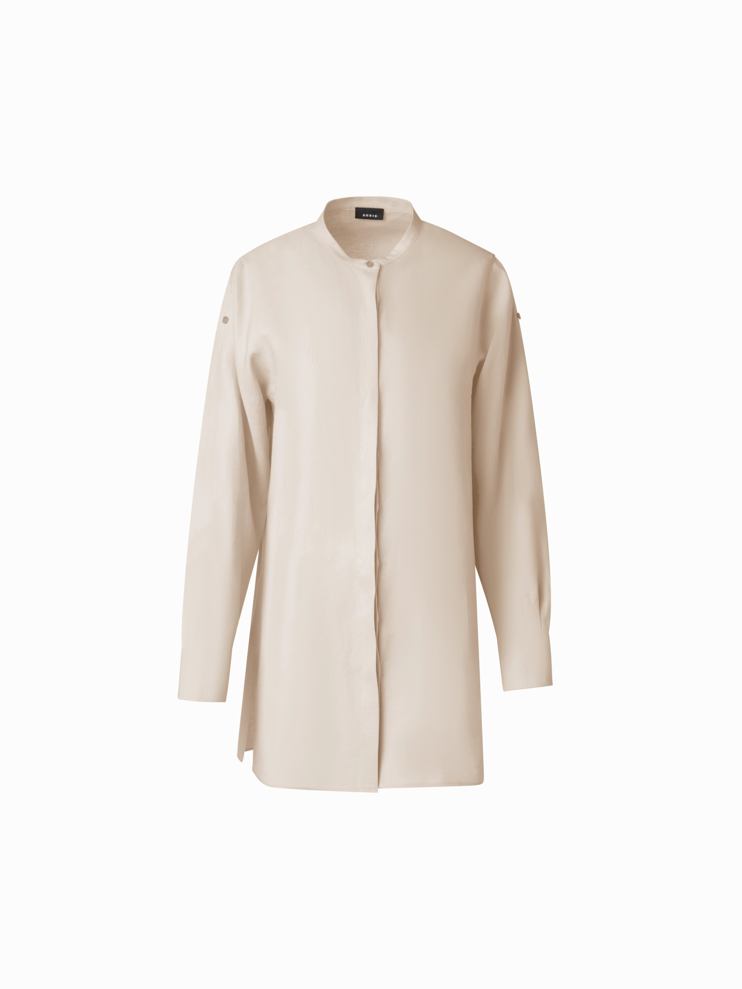 Versatile Layering Piece Statement Maker Oversized Tunic Blouse in Linen