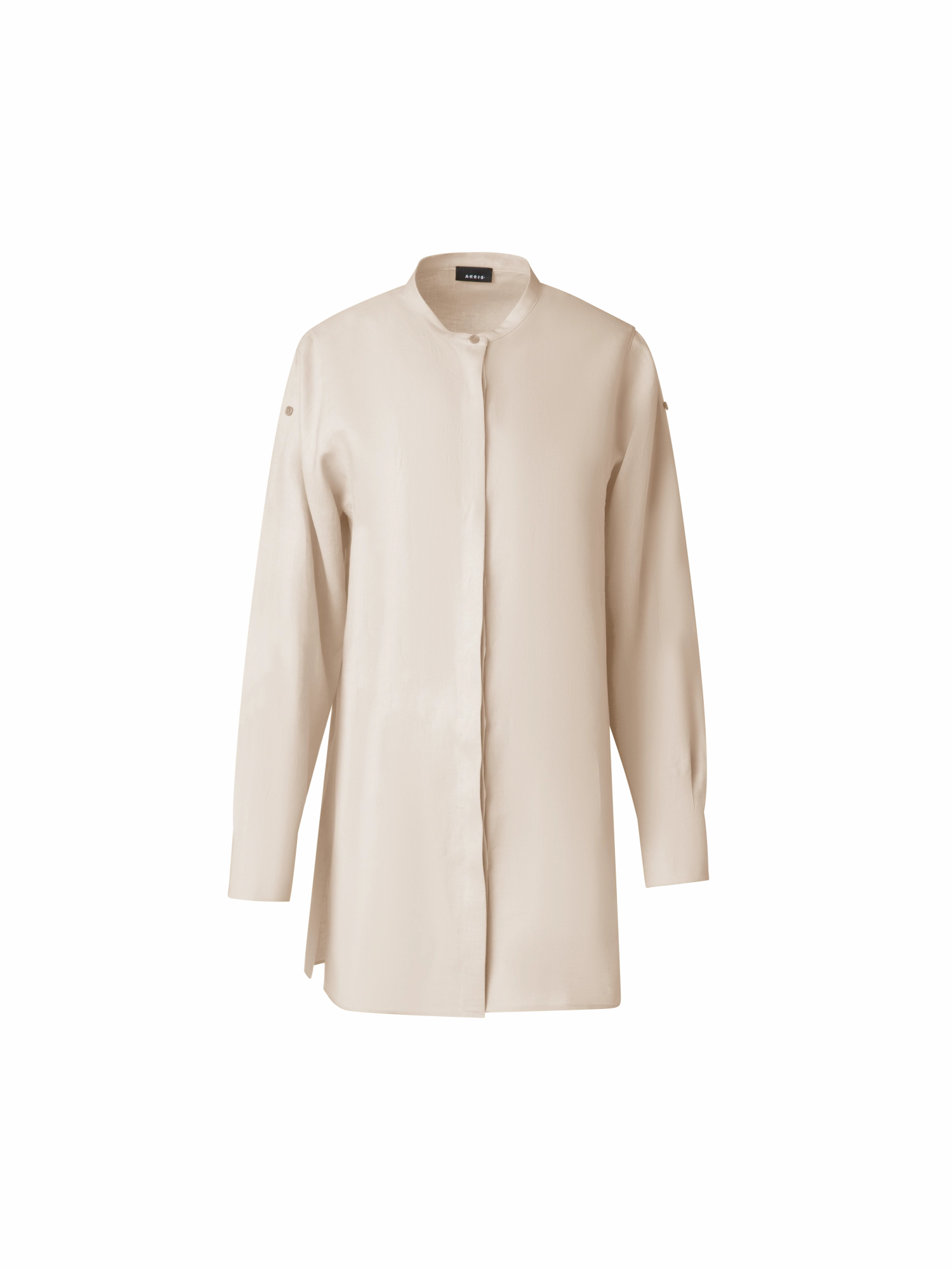 Oversized Tunic Blouse in Linen Job Interview