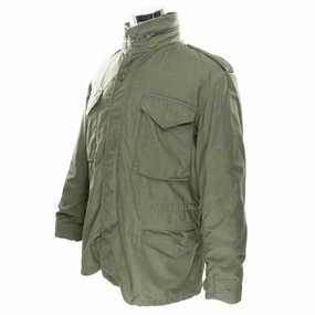 Rain Blocker Waterproof Wear VINTAGE US ARMY M65 M-1965 FIELD JACKET 1987 SIZE MEDIUM REGULAR