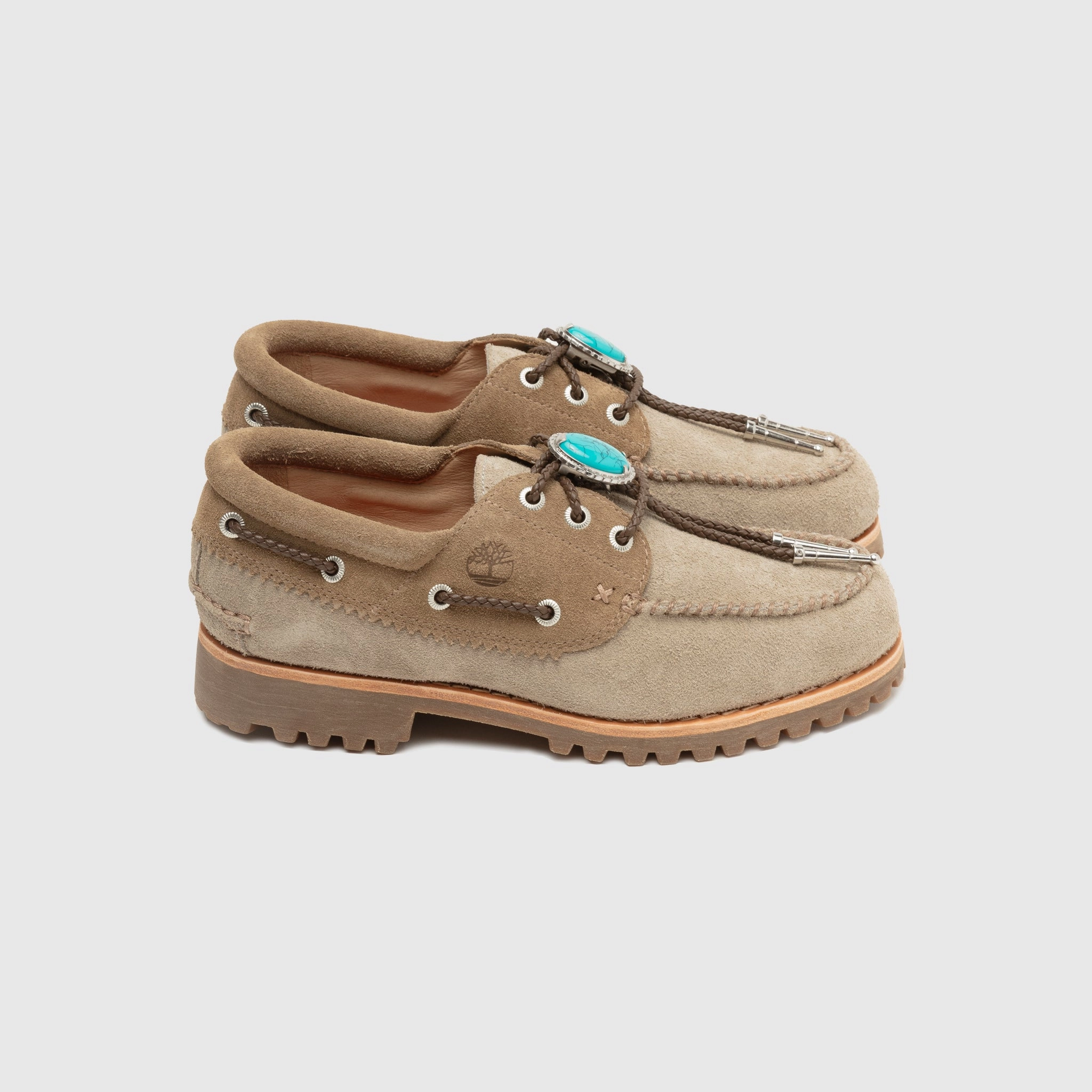 All Weather Urban Commute PACKER X 3-EYE LUG HANDSEWN BOAT SHOE "SANTA FE"