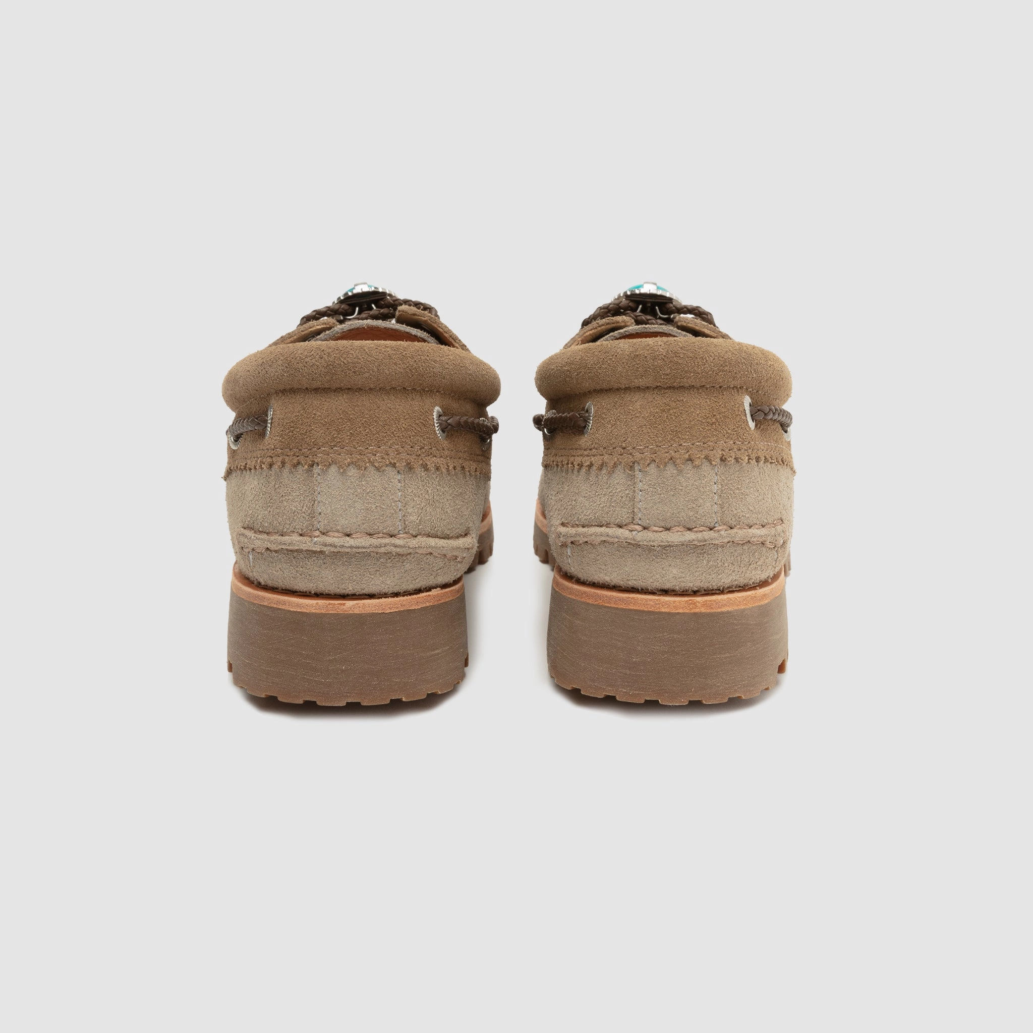 Stable Support Rainy Day Commuter Chukka Silhouette PACKER X 3-EYE LUG HANDSEWN BOAT SHOE "SANTA FE"