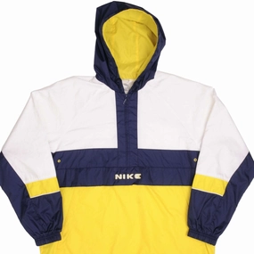 VINTAGE NIKE BIG SWOOSH PULLOVER WINDBREAKER JACKET 2000S SIZE LARGE suitable for individual sports