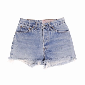 Closet Staple VINTAGE LEVIS 501 SHORT JEANS INDIGO 1990S SIZE 9 W26 MADE IN USA