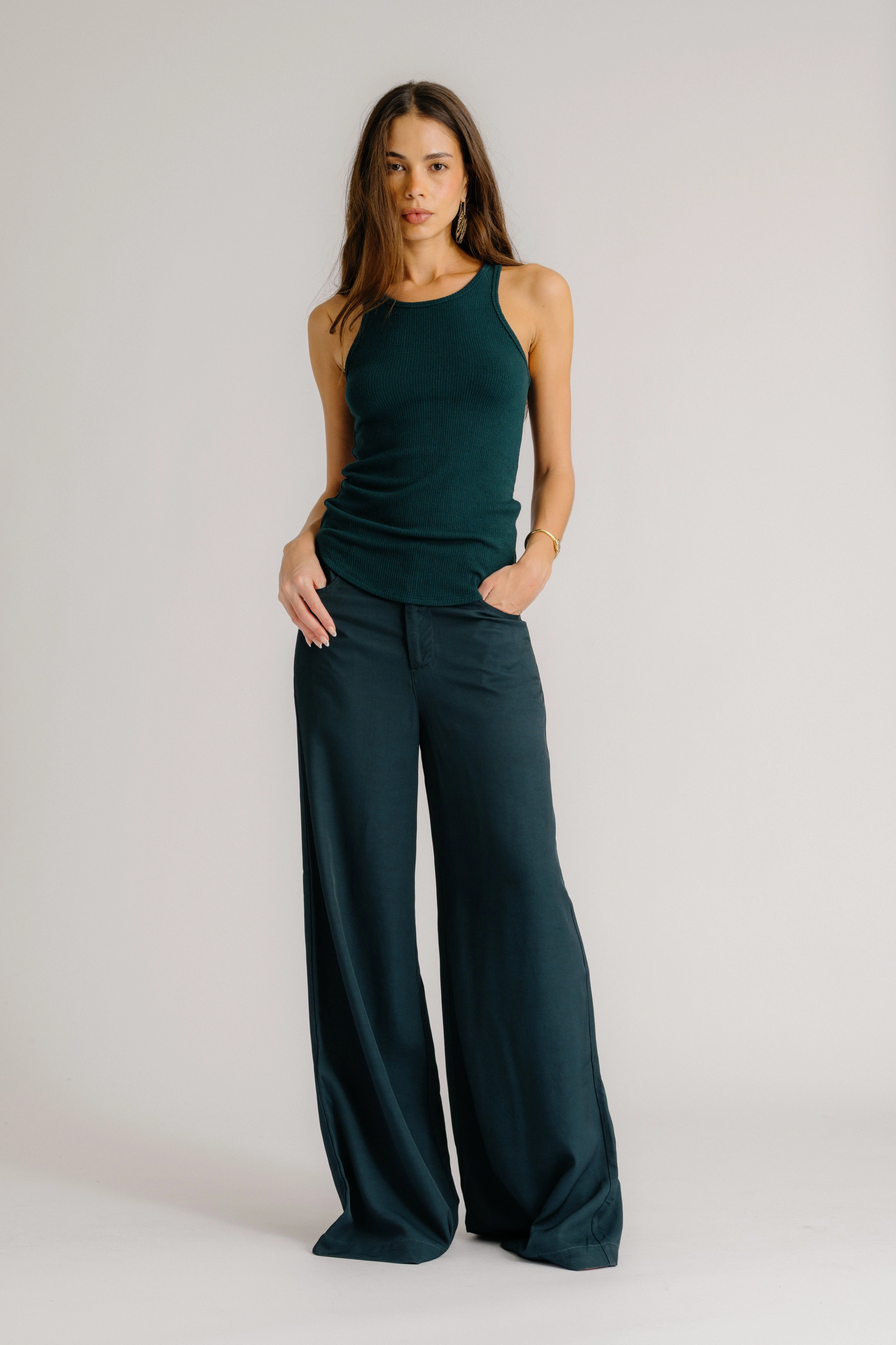 ADRIANNA EXAGGERATED WIDE LEG PANT | SACRAMENTO luxe feel Non Restrictive Fit