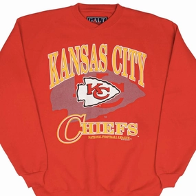 VINTAGE NFL KANSAS CITY CHIEFS TAYLOR SWIFT SWEATSHIRT LARGE 1995 MADE IN USA Soft Layer