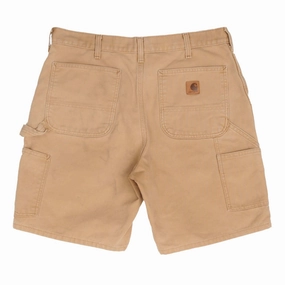 VINTAGE CARHARTT SANDSTONE CARPENTER SHORTS 2000S SIZE 34 Stylish Vibes Easy Fit