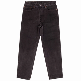 VINTAGE LEVIS 550 RELAXED FIT BLACK JEANS 1980S SIZE W34 L32 MADE IN USA Weekend Getaway Trend Setter Modern Minimalist Fashion Lover