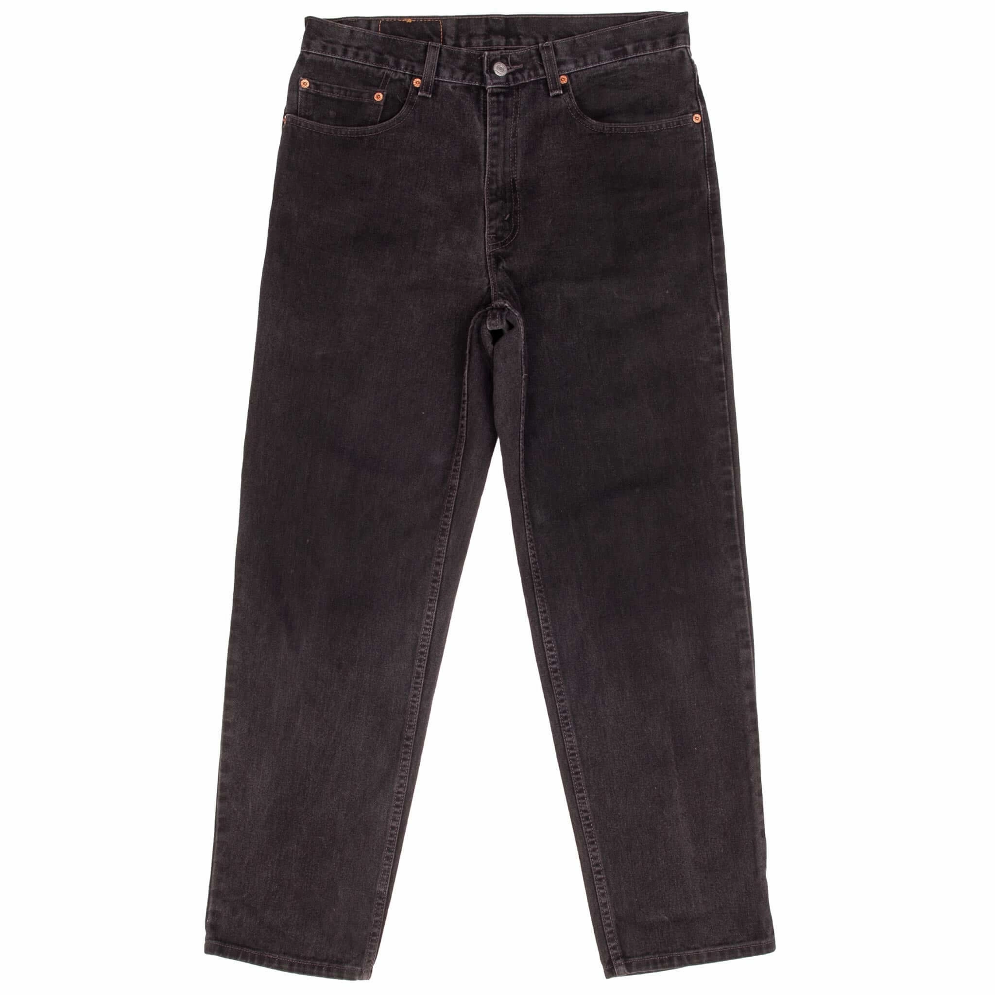 VINTAGE LEVIS 550 RELAXED FIT BLACK JEANS 1980S SIZE W34 L32 MADE IN USA Weekend Getaway Trend Setter Modern Minimalist Fashion Lover